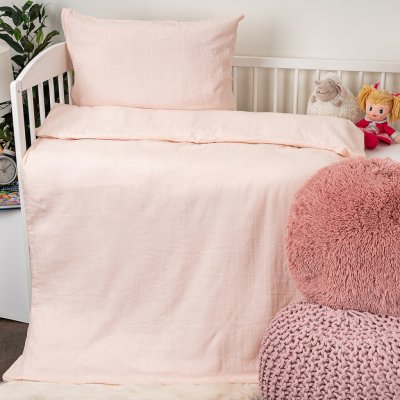 4Home dětské mušelínové povlečení do postýlky rose 100 x 135 cm 40 x 60 cm – Zboží Dáma