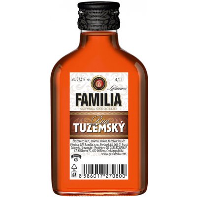 Familia Tuzemský Rum 37,5% 0,1 l (holá láhev) – Zboží Mobilmania