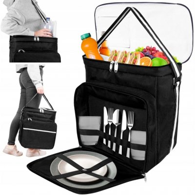 ISO Pikniková termo taška 28 l modrá 13587 – Zboží Mobilmania