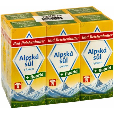 Bad Reichenhaller alpská sůl s jodem a fluoridem 500 g