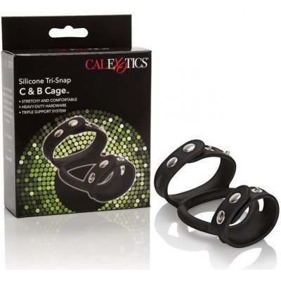 CalExotics Silicone Tri-Snap C & B Cage – Zboží Mobilmania