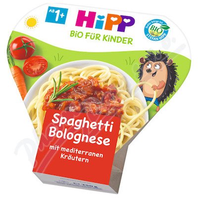 Hipp TĚSTOVINY Bio Boloňské špagety 250 g – Zbozi.Blesk.cz