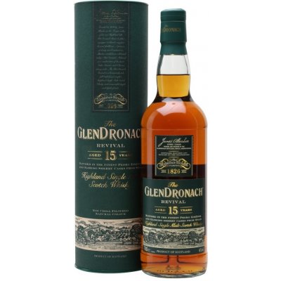 GlenDronach Revival 15y 46% 0,7 l (holá láhev)