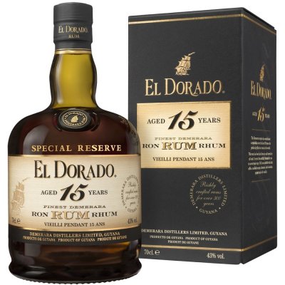 El Dorado Rum 15y 0,7 l (kazeta) – Zbozi.Blesk.cz