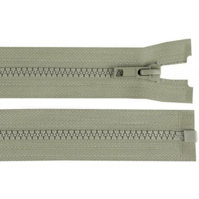 Kostěný zip šíře 5 mm délka 50 cm bundový 310 šedá světlá – Hledejceny.cz