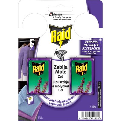 Raid Proti molům gel levandule 2 x 3 g – Zboží Mobilmania
