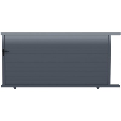 Posuvná brána, hliníková 4000 x 1803 mm – Zboží Mobilmania