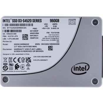 Intel D3-S4520 960GB, SSDSC2KB960GZ01
