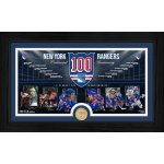 Highland Mint Sběratelská plaketa New York Rangers NHL 100th bronze coin Timeline photo mint – Zboží Dáma