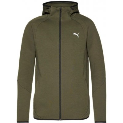 Puma Evostripe FZ Hoodie DK M 68823170 dark olive – Hledejceny.cz