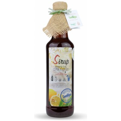 Camellus Sirup Zelený čaj máta a citron 0,5 l – Zbozi.Blesk.cz