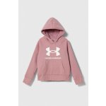 Under Armour mikina Ua Rival fleece Bl Hoodieâ 1379615 Růžová Loose Fit – Sleviste.cz