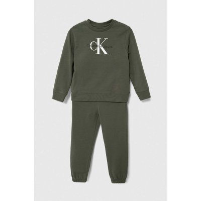 Calvin Klein Jeans Kojenecká tepláková souprava zelená IN0IN00137.9BYX