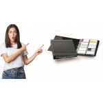 VISIFIX Kroužkový vizitkář ® A4 pro 400 ks vizitek antracitová – Zboží Živě