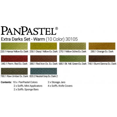 PanPastel Sada 10 suchých pastelů – Zboží Mobilmania