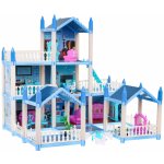 Ramiz Třípatrový domeček pro panenky Dárek pro dívky 6 – Zbozi.Blesk.cz