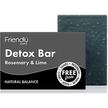 Friendly Soap přírodní mýdlo detoxikační rozmarýn a limeta 95 g