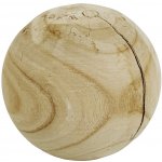 Dřevěná dekorace Koule Style Raw 15 cm – Paulovnie s přírodní prasklinou, by inspire – Hledejceny.cz