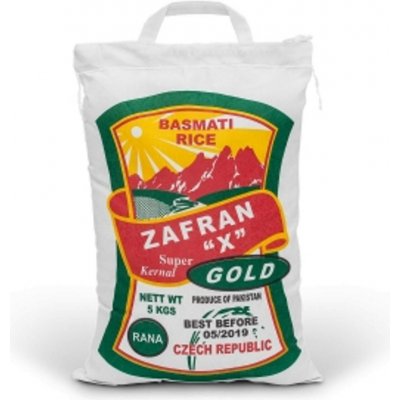 Zafran Basmati rýže 5 kg – Zbozi.Blesk.cz