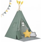 Nukido Dětský stan NK-406 zelený – Zboží Mobilmania