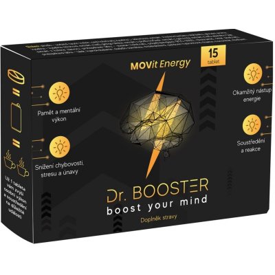 Movit Energy Dr. Booster doplněk stravy pro udržení energie a kognitivní výkonnosti 15 tablet