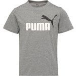 Puma ESSENTIALS 2 COLOR N0 1 LOGO TEE B Chlapecké triko šedá – Zboží Dáma