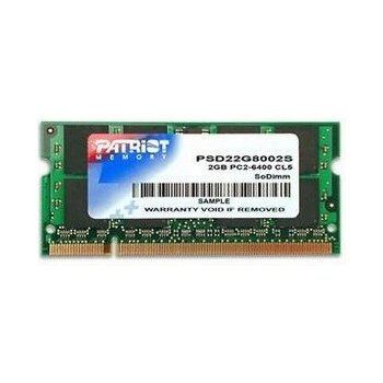 Patriot Signature Line SODIMM DDR2 2GB 800MHz CL6 PSD22G8002S