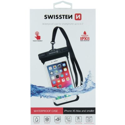 Pouzdro Swissten waterproof velikosti 6,5“, černá – Zbozi.Blesk.cz