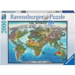 Ravensburger Mapa světa 2000 dílků – Sleviste.cz