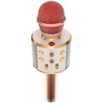 ISO 9002 Mikrofon Karaoke s reproduktorem světle růžový – Sleviste.cz