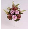Květina kytice růží, hortenzie horizontální 60 cm, fialová