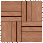 Zahrada-XL terasové dlaždice embosované 30 x 30cm světle hnědá 1 1 ks – HobbyKompas.cz