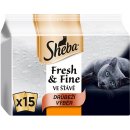 Sheba Fresh & Fine Drůbeží výběr ve šťávě 15 x 50 g