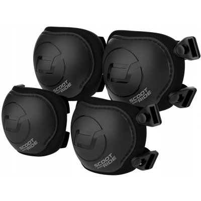 8Fields Chrániče na kolena a lokty Black – Zboží Mobilmania