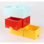 LEGO® Úložný box 250 x 252 x 181 s šuplíkem žlutá – Zboží Dáma