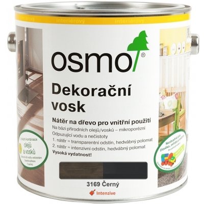 Osmo 3169 Dekorační vosk intenzivní 2,5 l Černý – Zbozi.Blesk.cz