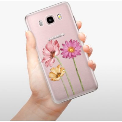 Pouzdro iSaprio Three Flowers Samsung Galaxy J5 2016