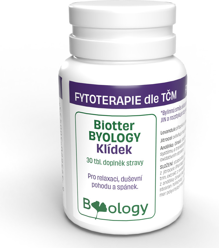 Biotter BYOLOGY Klídek 30 tablet