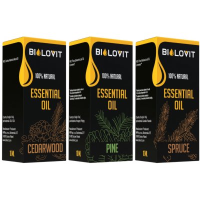 Bilovit Sada esenciálních olejů Forest 3 x 10 ml – Hledejceny.cz