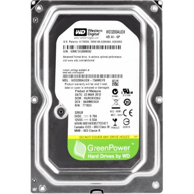 WD AV-GP 20GB, 32MB SATAIII/600, WD3200AUDX – Hledejceny.cz