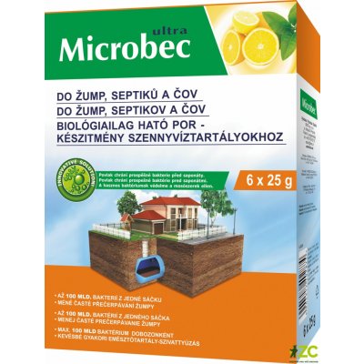 Bros Microbec Ultra do žump,septiků a ČOV 5+1x25g – Zbozi.Blesk.cz