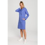 M695 Hooded knit dress with an asymmetrical pocket – Hledejceny.cz