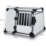Trixie Hliníková transportná prepravka pre psy do auta 55 x 62 x 78 cm – Zboží Dáma Trixie Hliníková transportná prepravka pre psy do auta 55 x 62 x 78 cm – Zboží Dáma