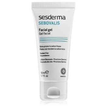 Sesderma Sebovalis protizánětlivý gel pro redukci kožního mazu a minimalizaci pórů Lithium Gluconate 50 ml