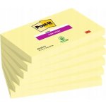 3M POSTIT Samolepicí bloček Super Sticky, žlutá, 76 x 127 mm, 6x 90 listů, 3M POSTIT 7100242801 ,balení 540 ks 20798 – Hledejceny.cz