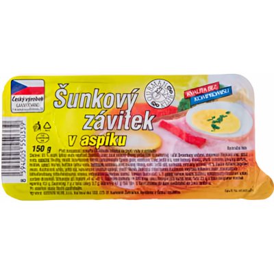 Gurmán Klub Šunkový závitek v aspiku 150 g – Zbozi.Blesk.cz