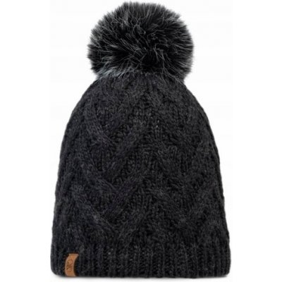Buff Pletená fleecová čepice Buff Caryn 13674390110 Černá – Hledejceny.cz