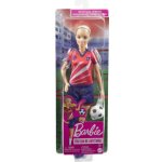 Barbie Fotbalová blond culík barevné # 9 U – Zboží Mobilmania