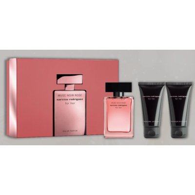 Narciso Rodriguez For Her Musc Noir Rose EDP 50 ml + tělové mléko 50 ml + sprchový gel 50 ml dárková sada – Zbozi.Blesk.cz