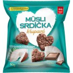 Semix Müsli srdíčka s čokoládou a kokosem 50g – Zboží Dáma